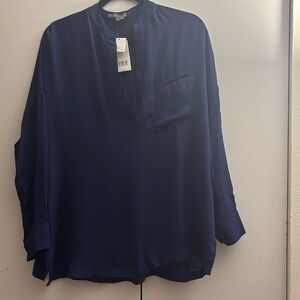 Vince NWT 100% silk top sz M